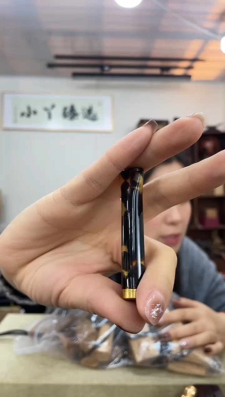 树脂制品@*单725花塑料烟嘴摆件木木木