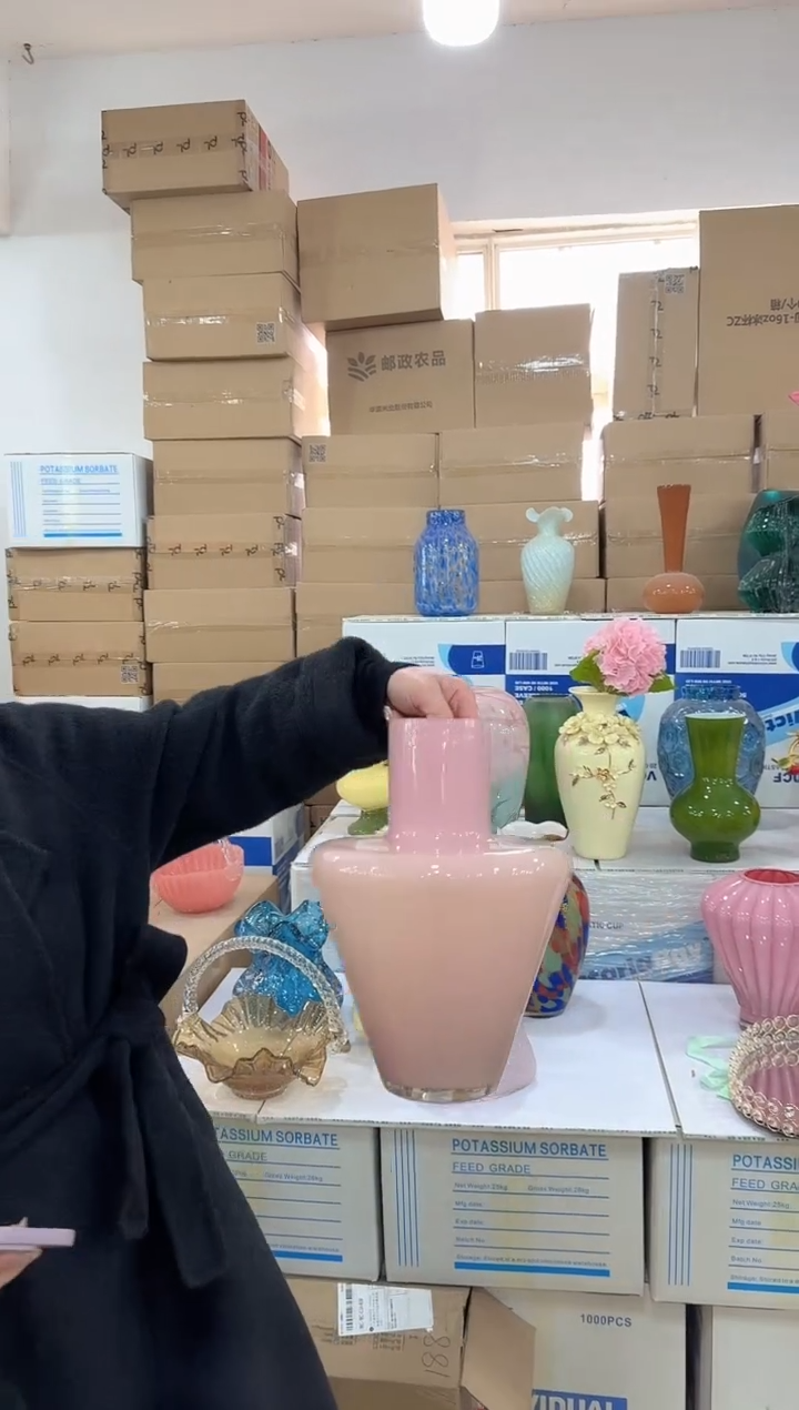 【闪购商品】无铅玻璃美全花器-v-早30