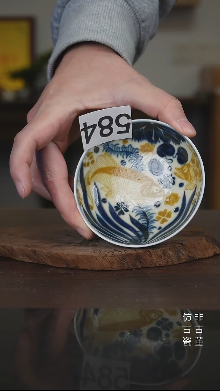 景德镇手工手绘陶瓷微瑕