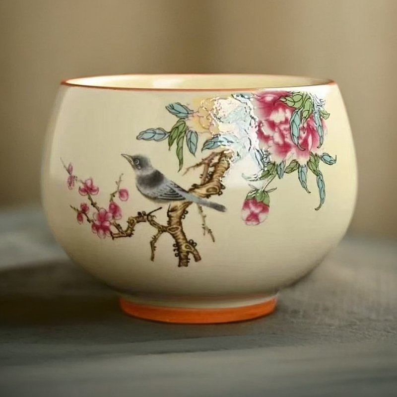 单杯-喜上眉梢铜钱杯ZH340