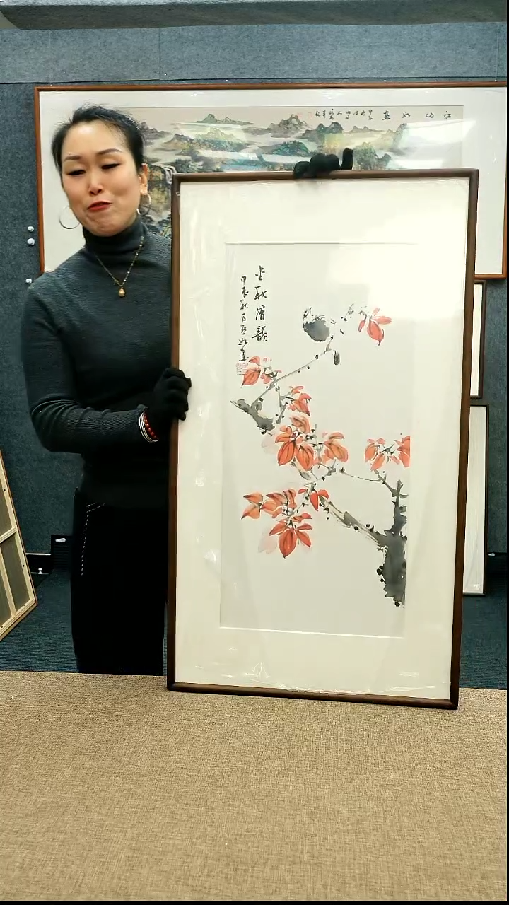 【闪购商品】国画52*92陈默如老师花鸟