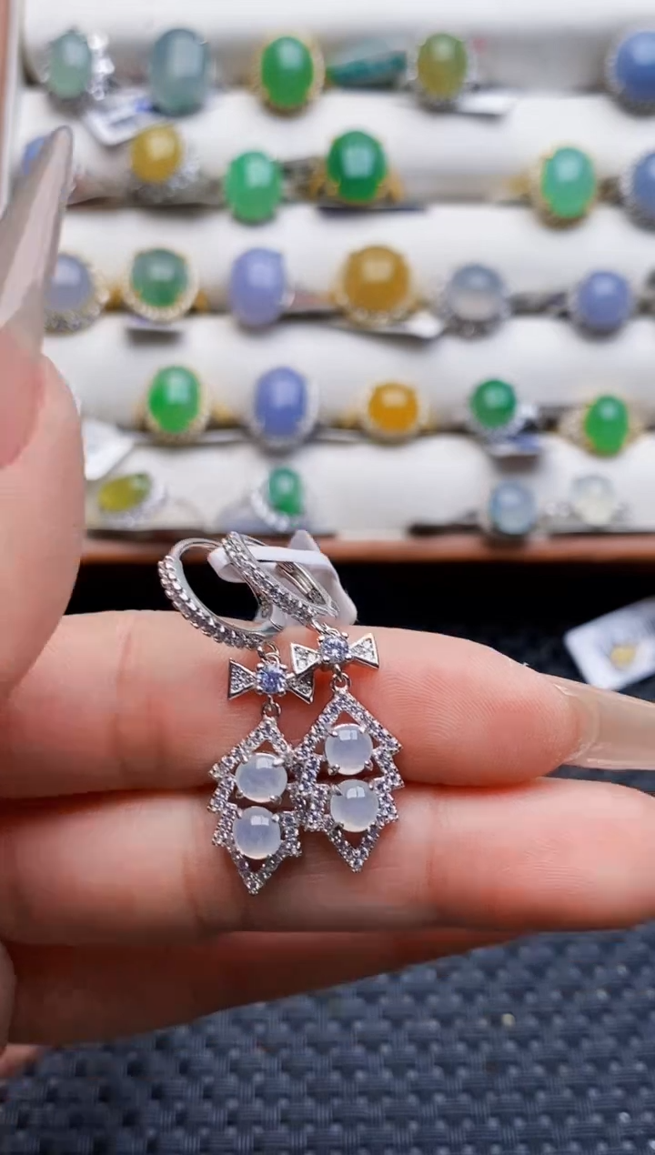 银S925镶嵌戒指翡翠2998