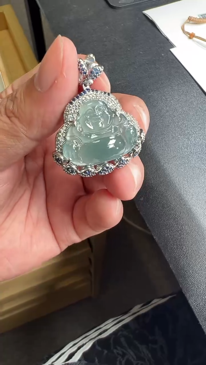 吊坠(不含链)未镶嵌翡翠佛公-多样性发其一