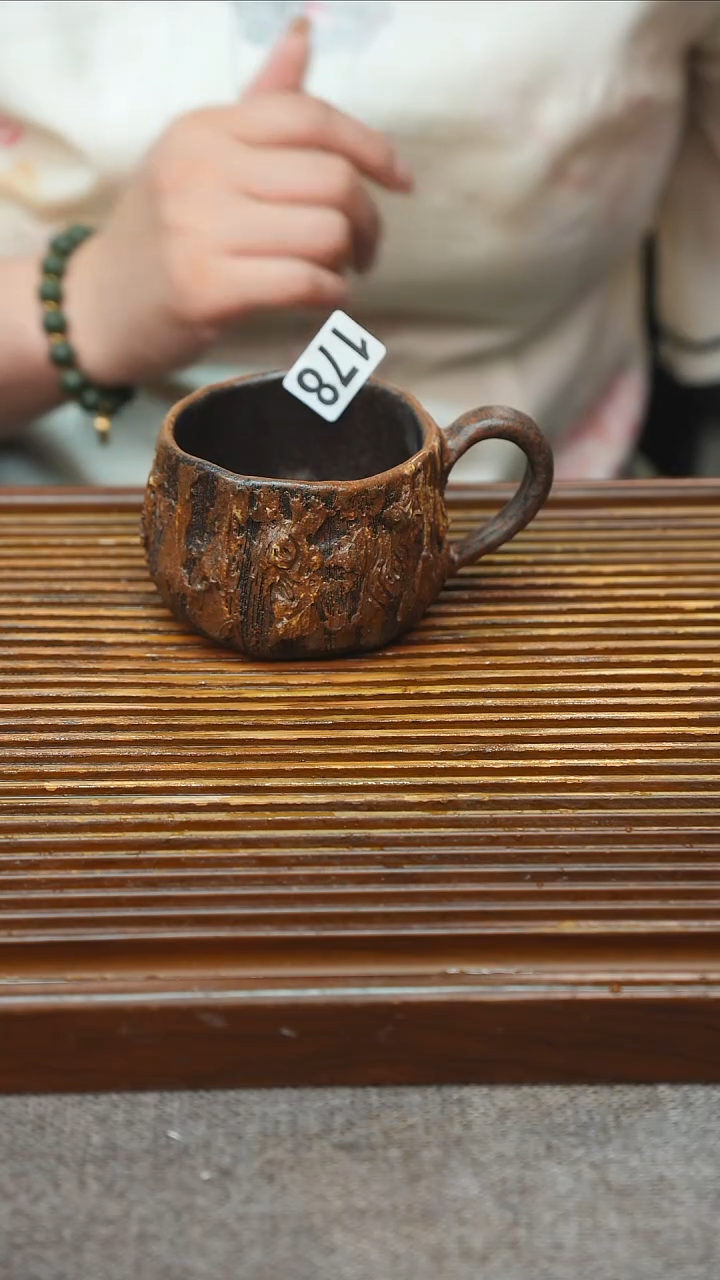 万古烧粗陶手工茶具