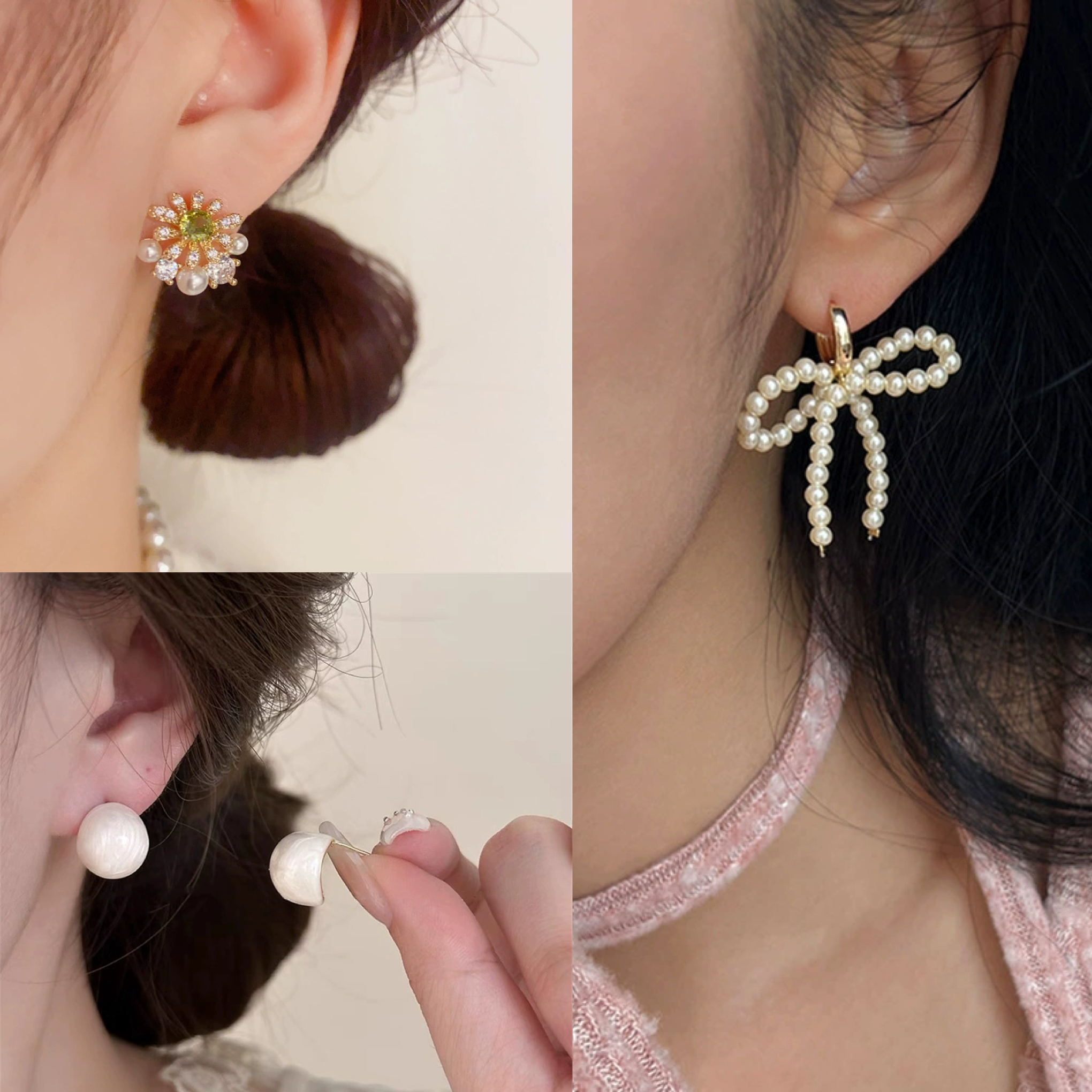 铜合金耳饰 电镀真金耳饰耳环日常简约小众蚊香设计轻奢耳饰时尚