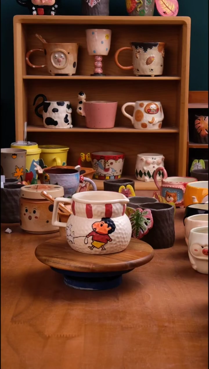 摆件陶景德镇原创手工陶瓷07