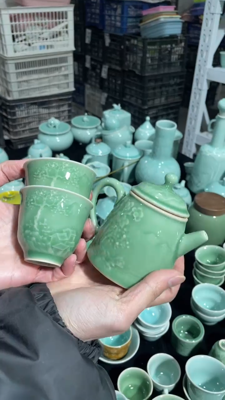 【闪购商品】1壶2杯 福利品 福利品 龙泉青瓷