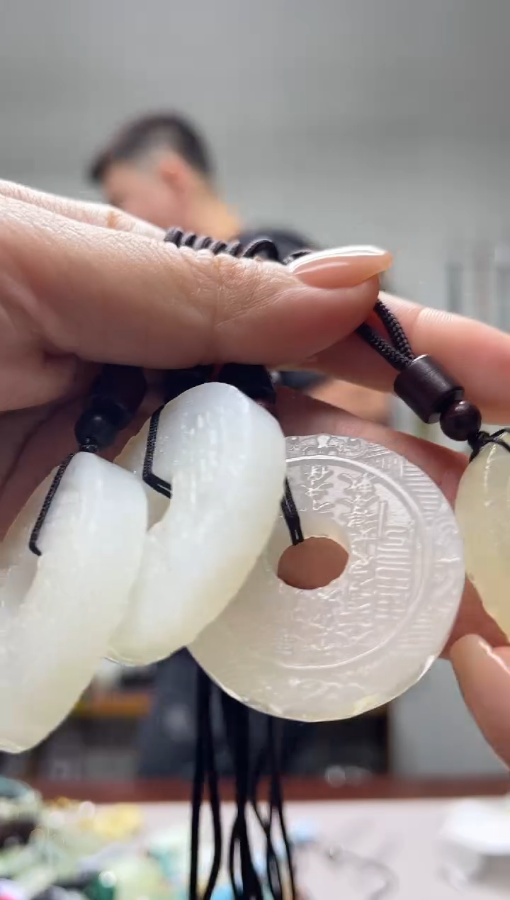 未镶嵌岫玉颈饰·多样性发货其中发一