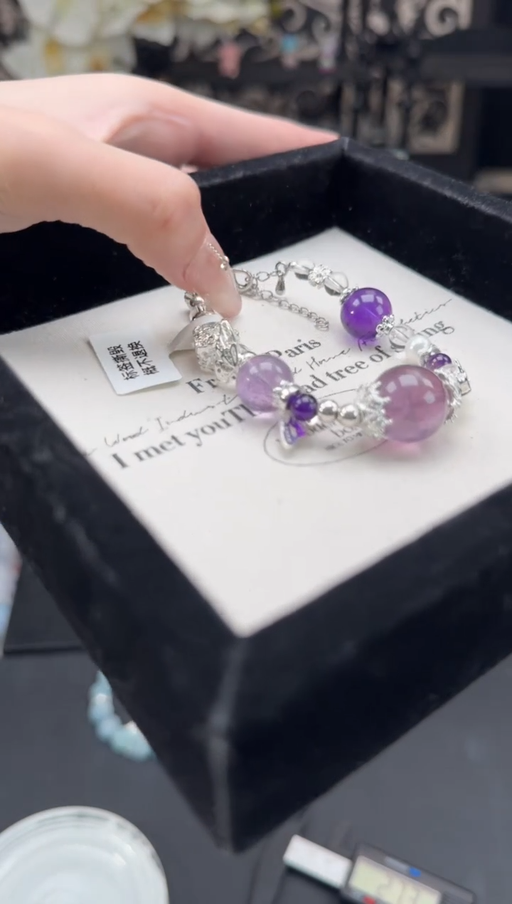 【闪购商品】水晶手链未镶嵌天然水晶 多样性发货