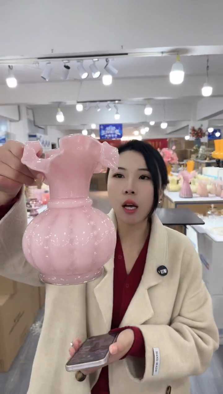 【闪购商品】琉璃瑞鸿花瓶花器早u-8