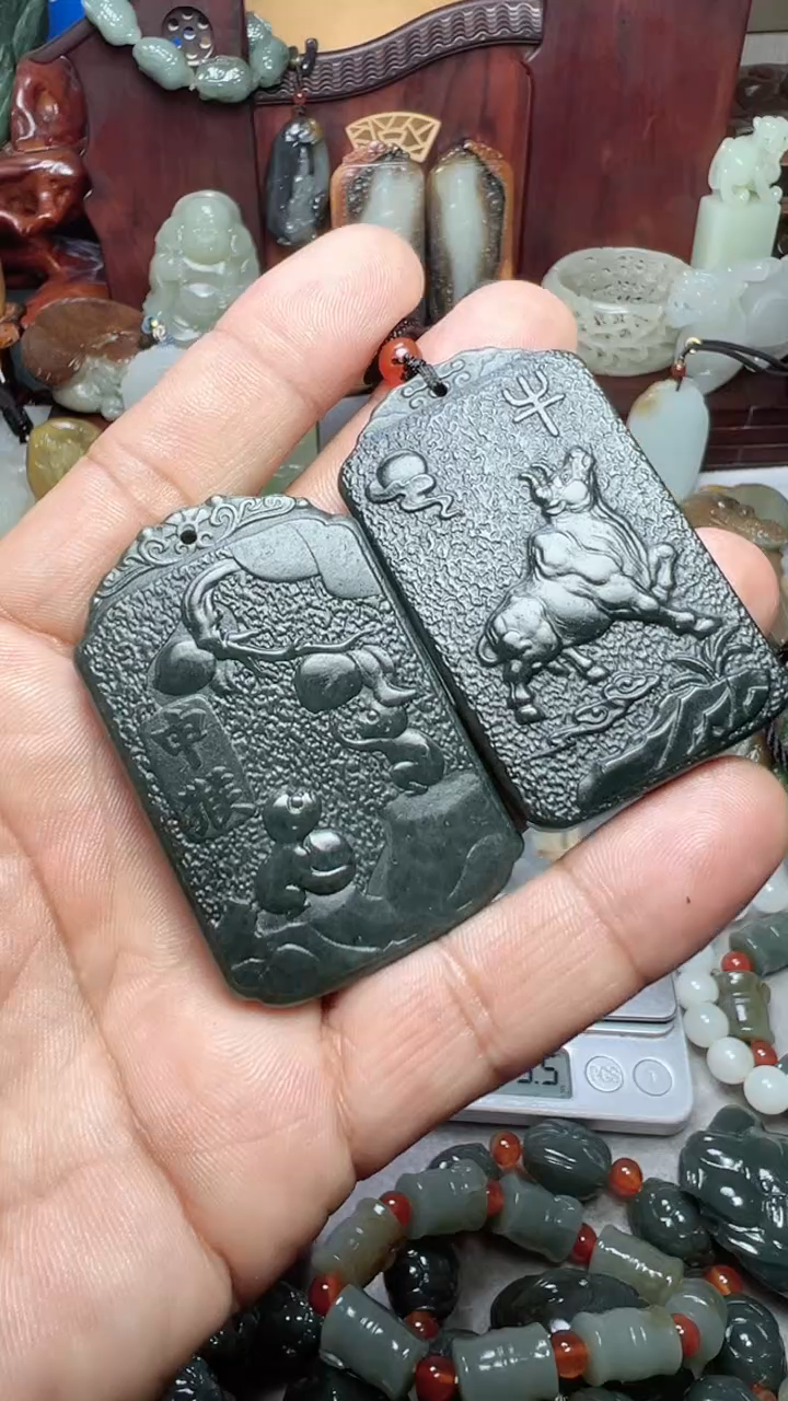 【闪购商品】和田玉挂件未镶嵌2