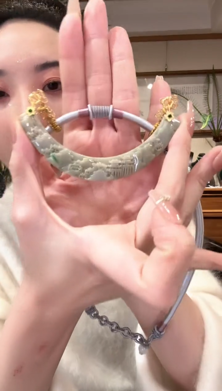 【闪购商品】翡翠颈饰未镶嵌国风