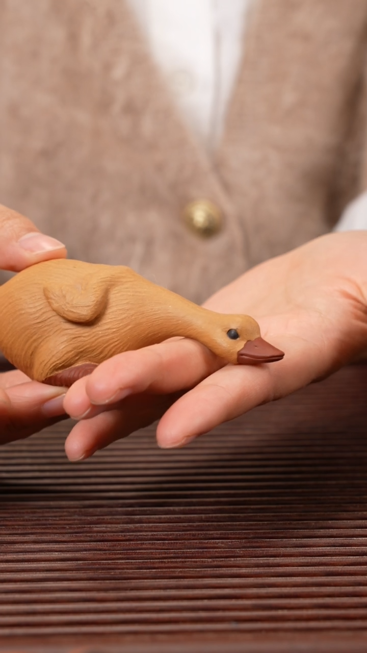 【闪购商品】紫砂茶宠黄段小鸭