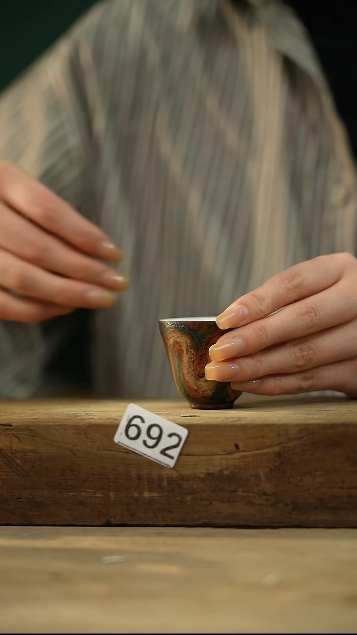 【闪购商品】瓷片新品设计师手作款 大漆手刷系列 小钱