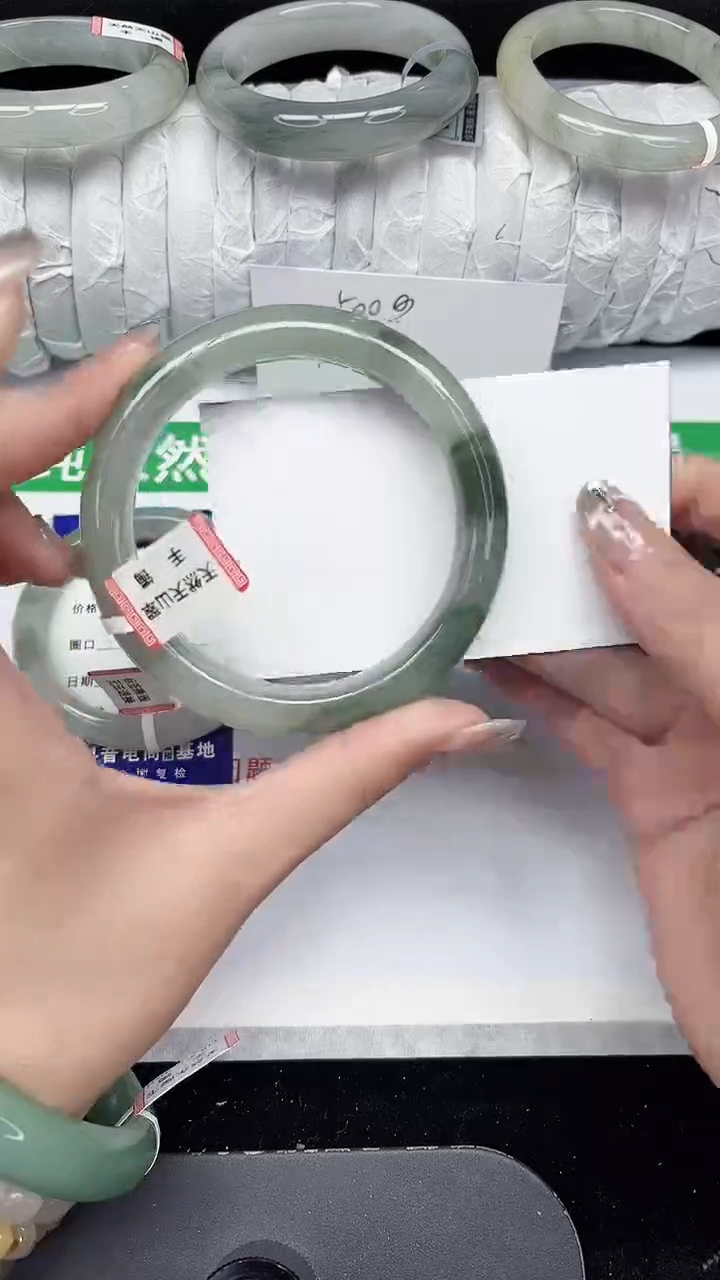 未镶嵌手镯石英质玉222-59/60