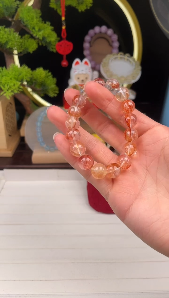 未镶嵌珠宝半成品水晶锦鲤胶花素圈004