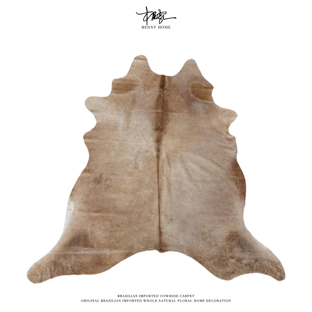 【本尼家】P144轻奢北欧风整张牛皮地毯235*205cm