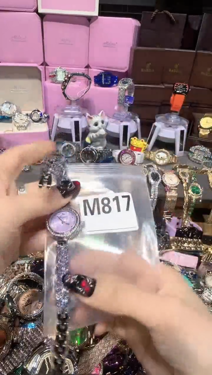 石英机芯不锈钢不锈钢直播定闪专用