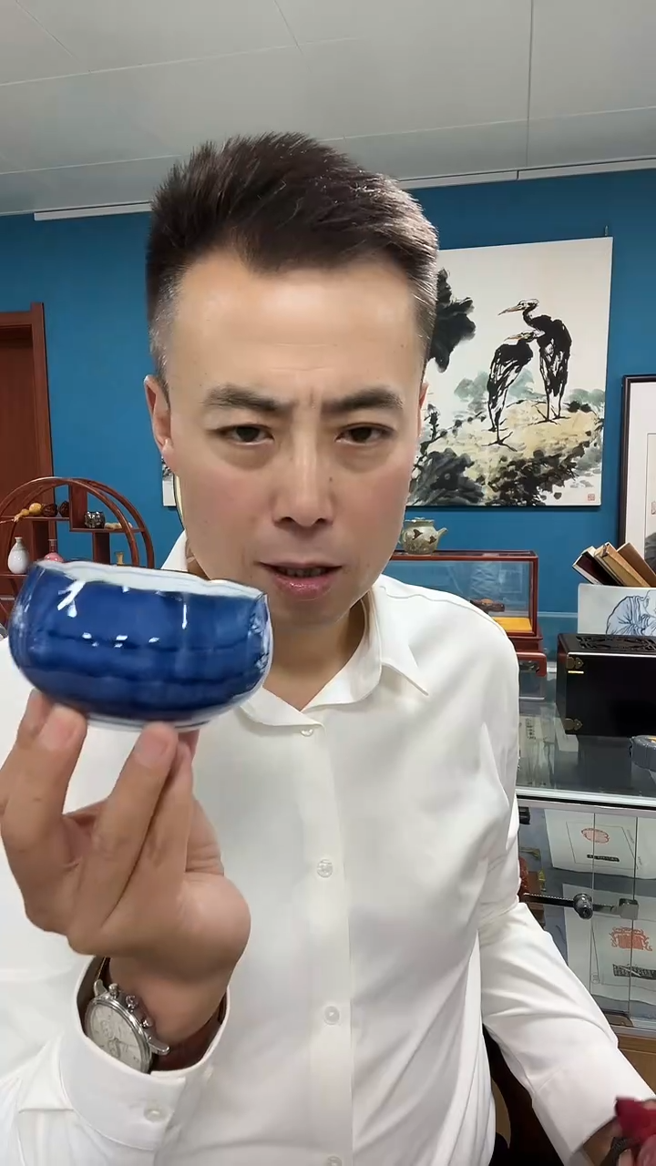 杯子瓷器杯子青花