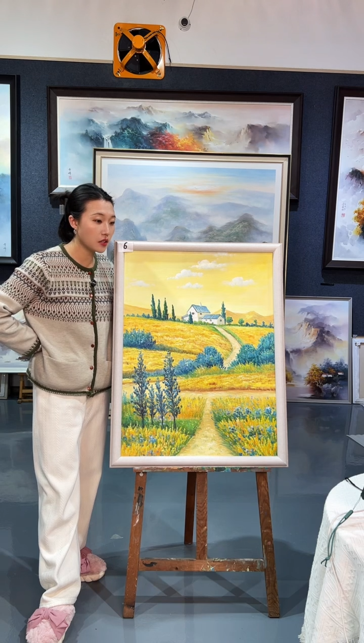 【闪购商品】油画20号 60*80 风景-手绘油画