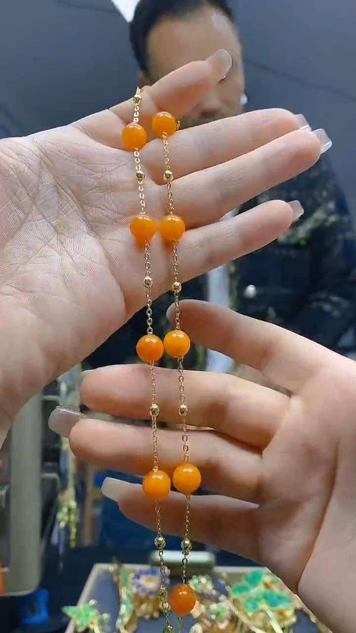 【闪购商品】玛瑙/玉髓耳饰合金20玛瑙耳饰