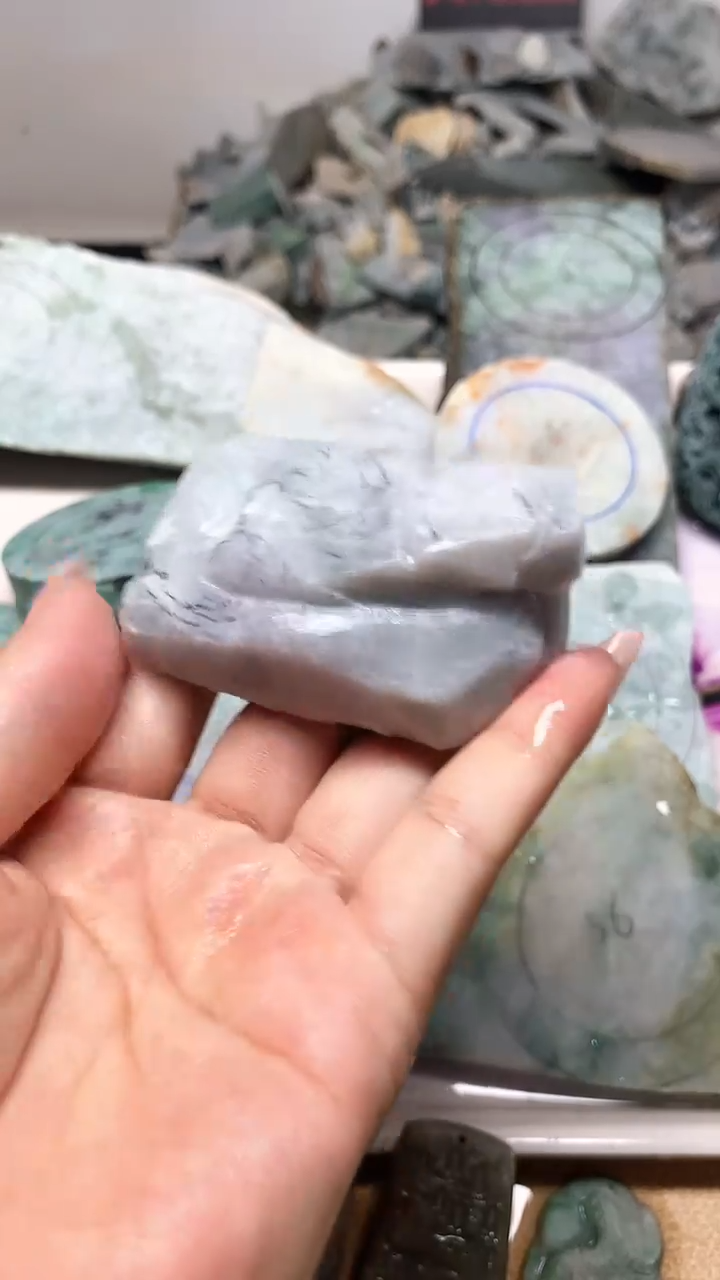 裸石翡翠天然缅甸翡翠A货17