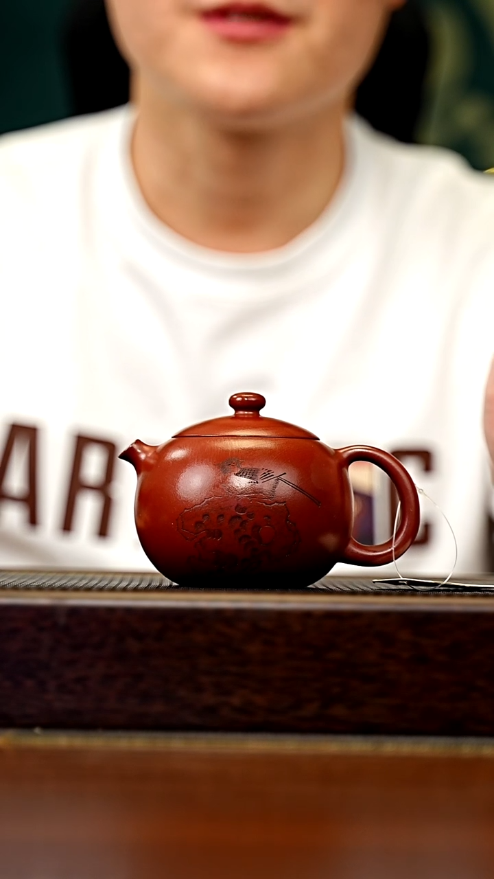 茶壶紫砂宜兴原矿 手工 紫砂壶容量200CC