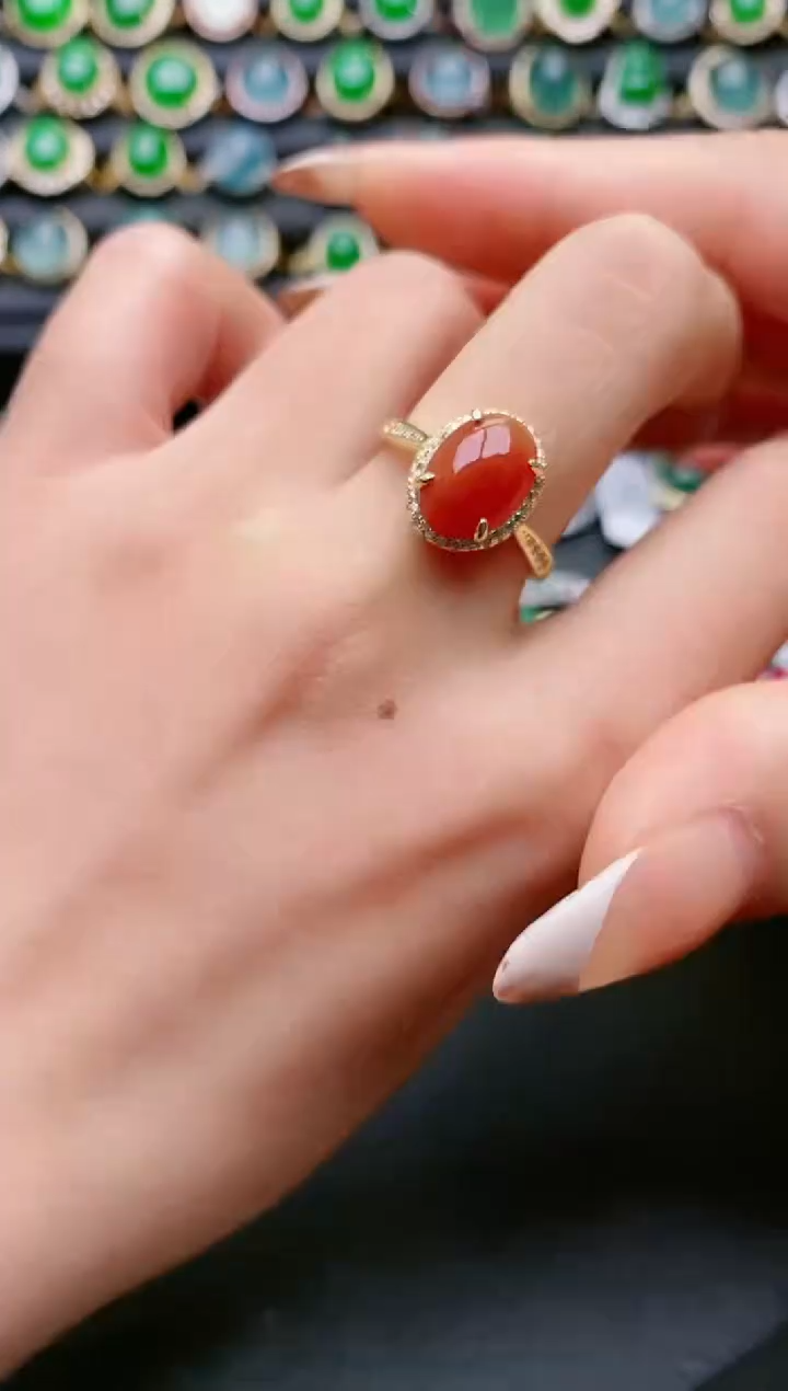 【闪购商品】翡翠戒指银S925镶嵌11111111