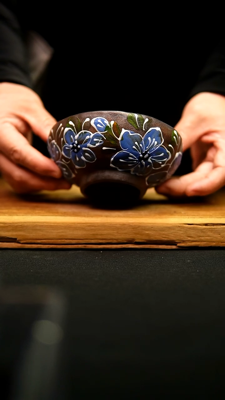 @@陶园瓷舍@@纯手工手绘@高温釉下彩