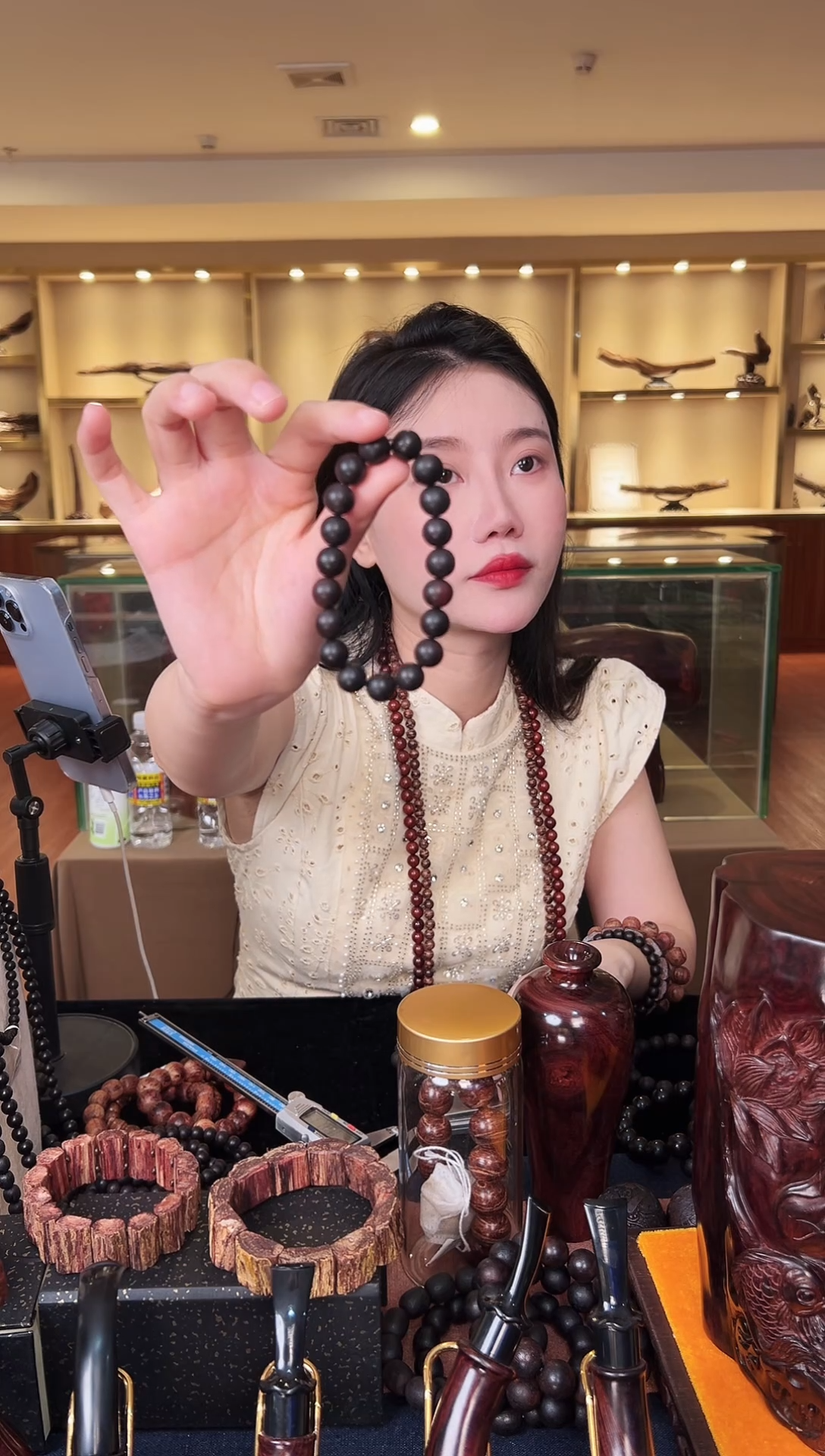 【闪购商品】降真香手串/手链美比】降真香软油1.0圆珠单圈