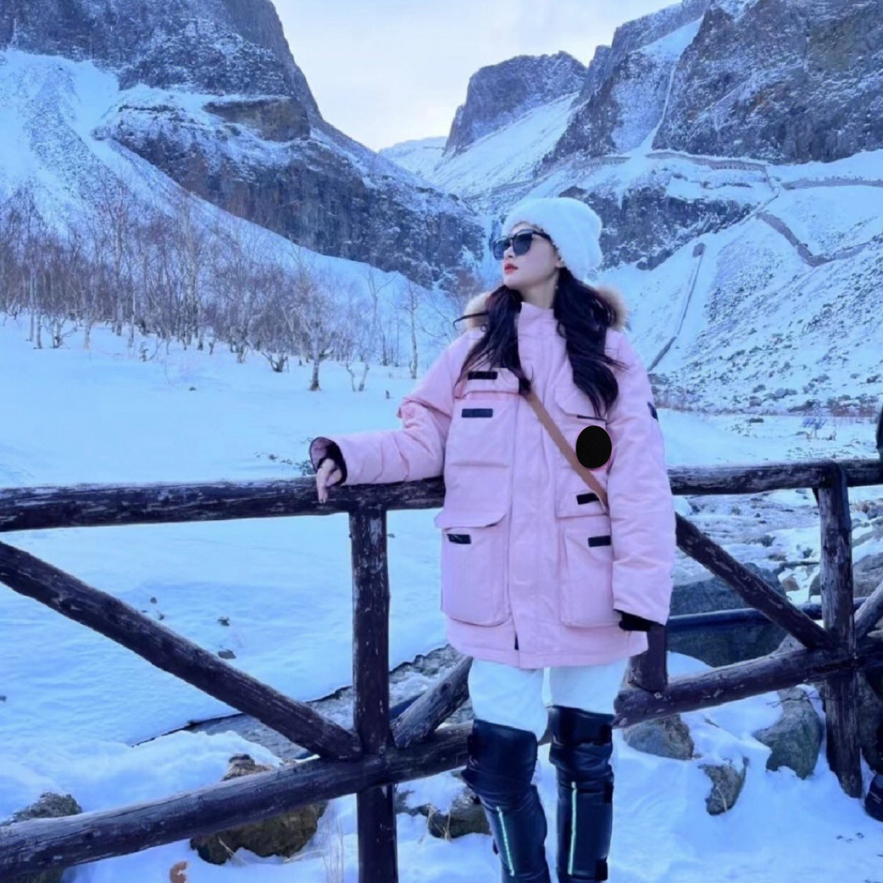 Gentle Moon/拓月者 冬季户外百搭三防中长款情侣连帽外套