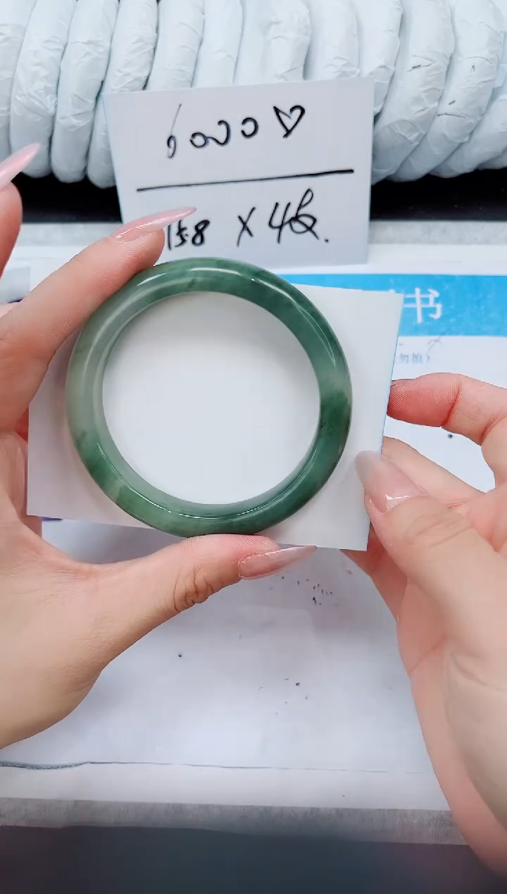 未镶嵌手镯石英质玉A152-56`57`
