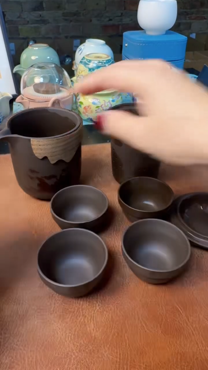 【闪购商品】杯旅行快客茶具，黄龙玉汝，德化羊脂玉瓷