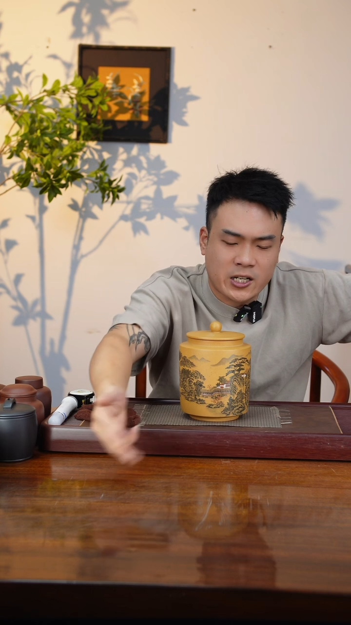 宜兴原矿紫砂茶叶罐
