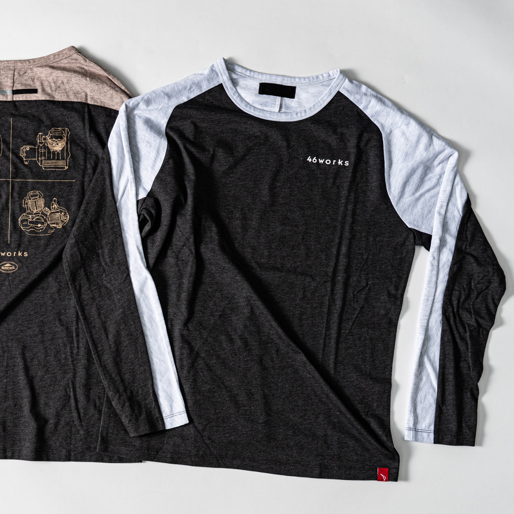 KUSHITANI HAMAMATSU46works联名速干摩托车骑行长袖T恤K-1375W