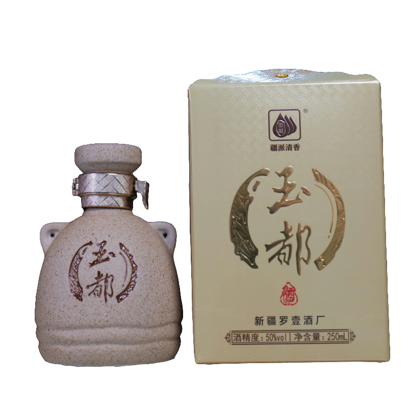 罗壹【源头酒厂】新疆清香型白酒小洞藏白酒纯粮酿造50度250ml/瓶