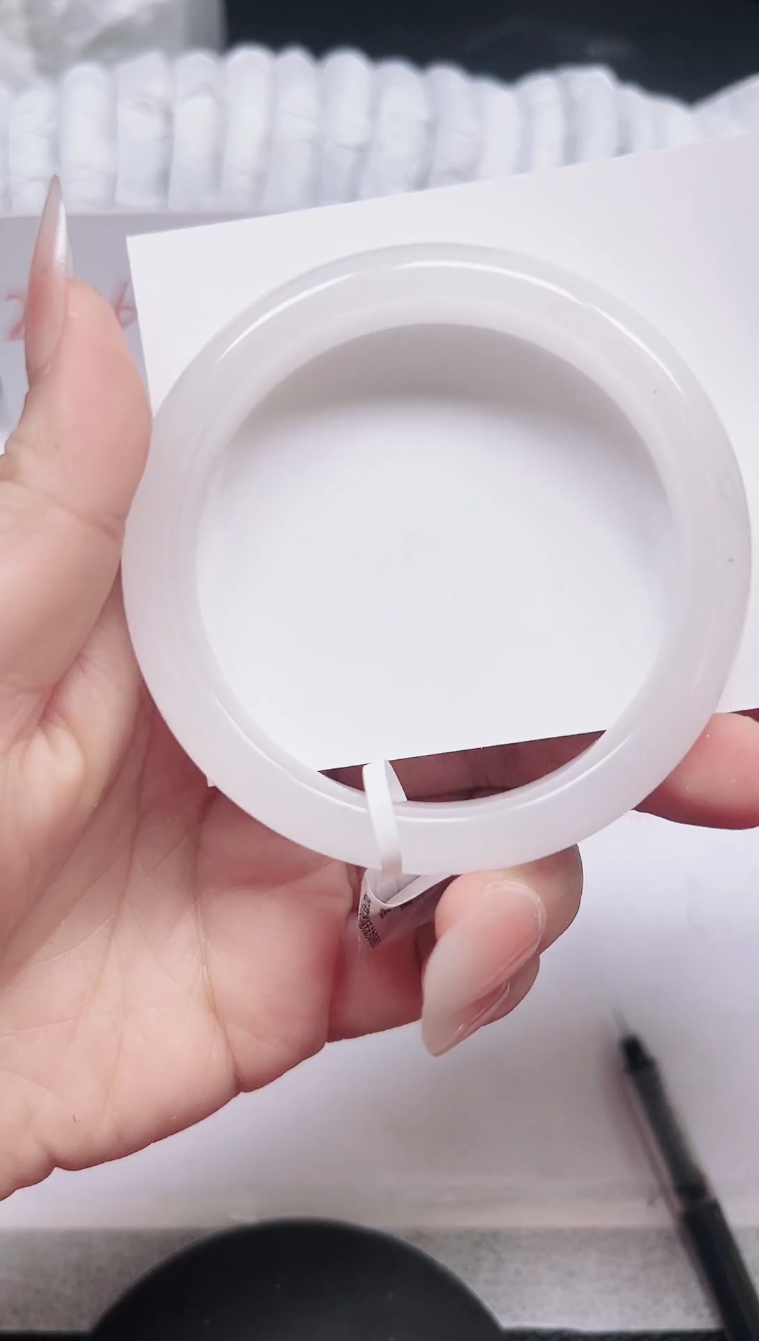 未镶嵌手镯石英质玉226-58.2