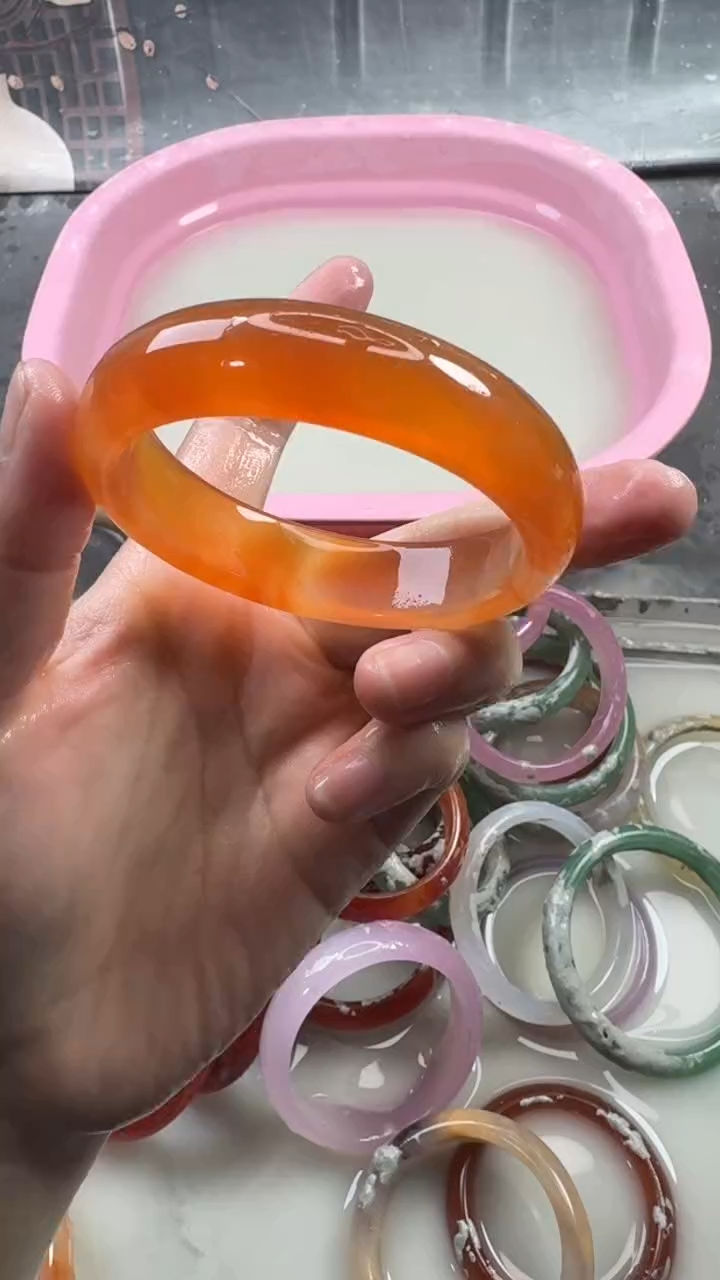 【闪购商品】玛瑙/玉髓手镯未镶嵌40