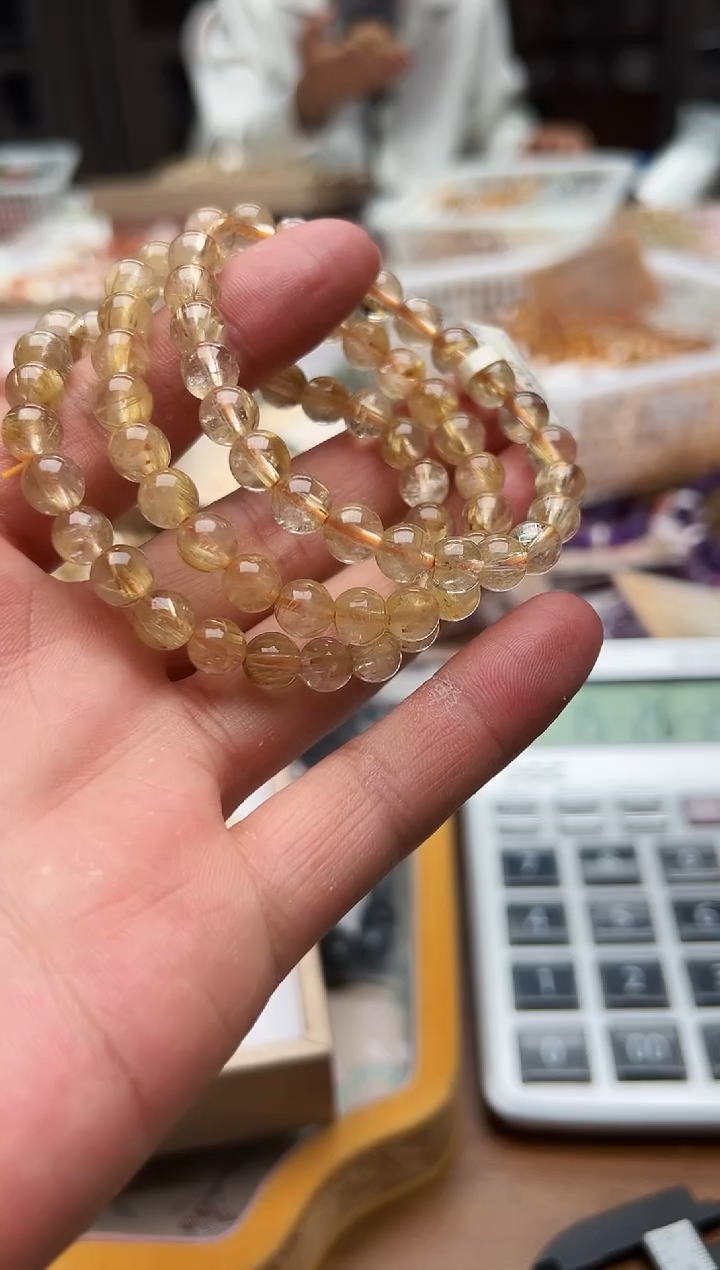 水晶手链未镶嵌金发008 多样性发一