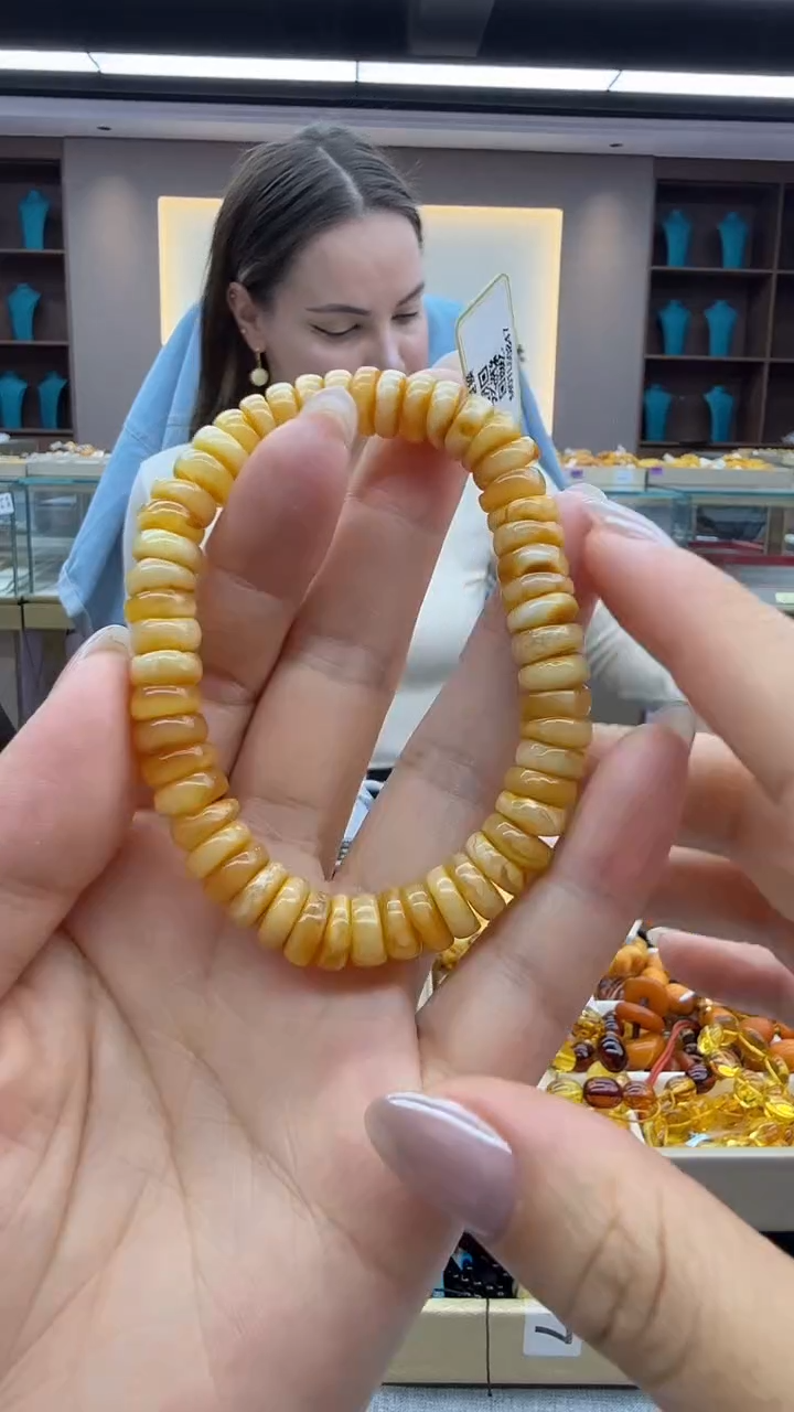 手链琥珀未镶嵌22秒拍号 假一罚三 