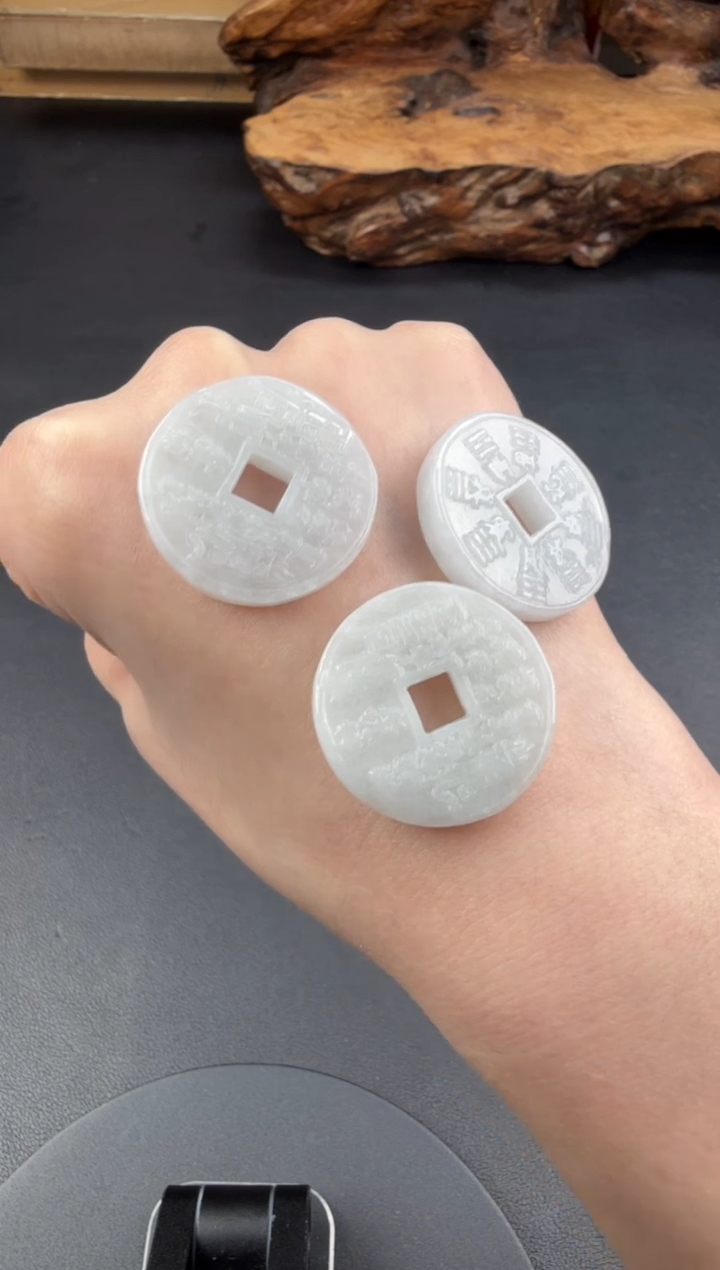 吊坠(不含链)未镶嵌翡翠翡翠饰品（多样性发货一件）-4