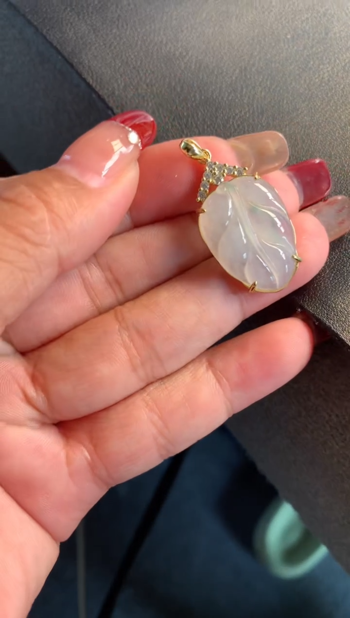 【闪购商品】翡翠颈饰未镶嵌缅甸天然A货翡翠