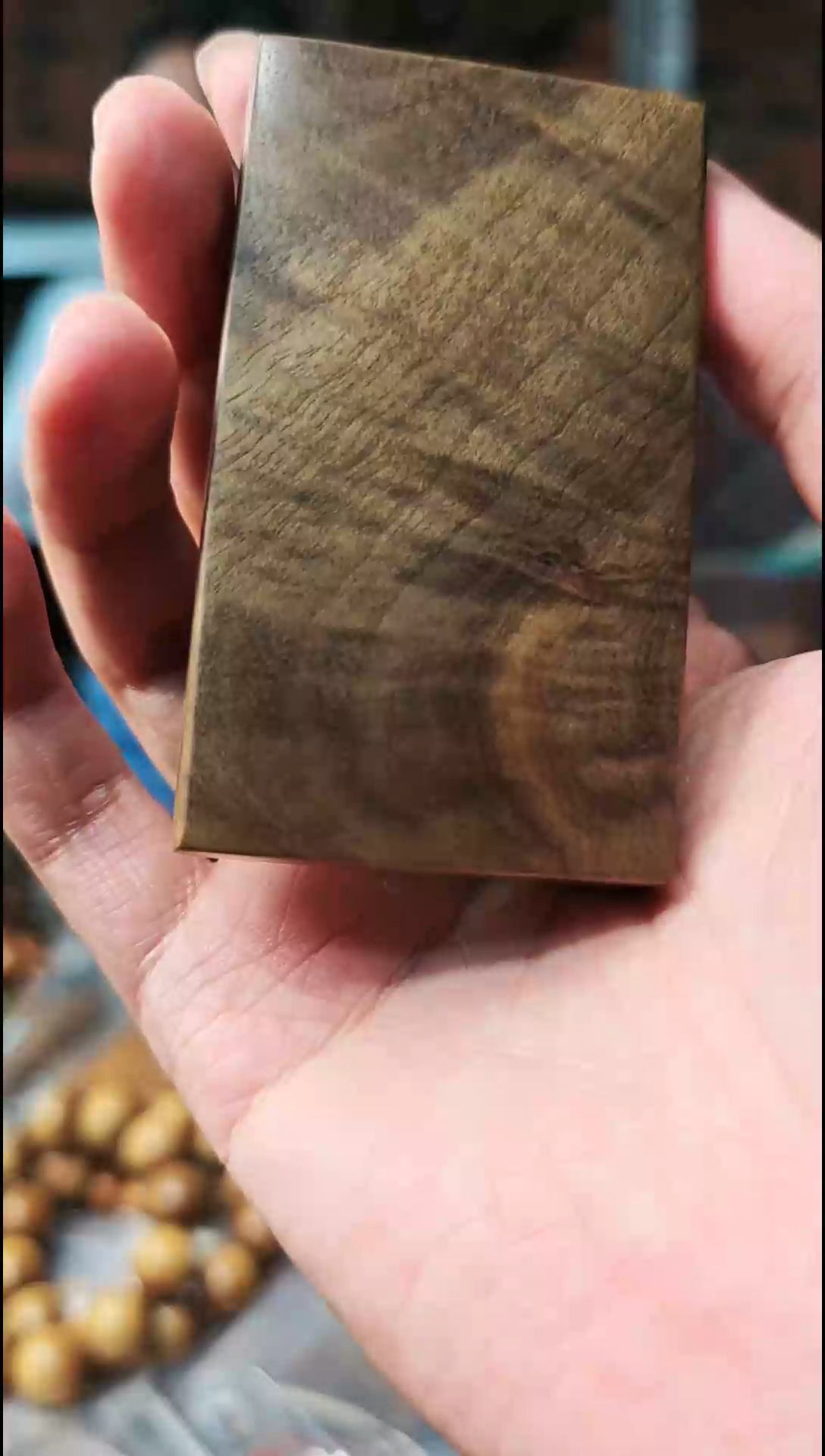 【闪购商品】金丝楠无事牌手把件