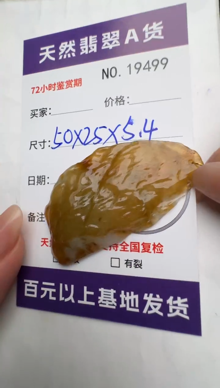 【闪购商品】翡翠颈饰未镶嵌翡翠19499