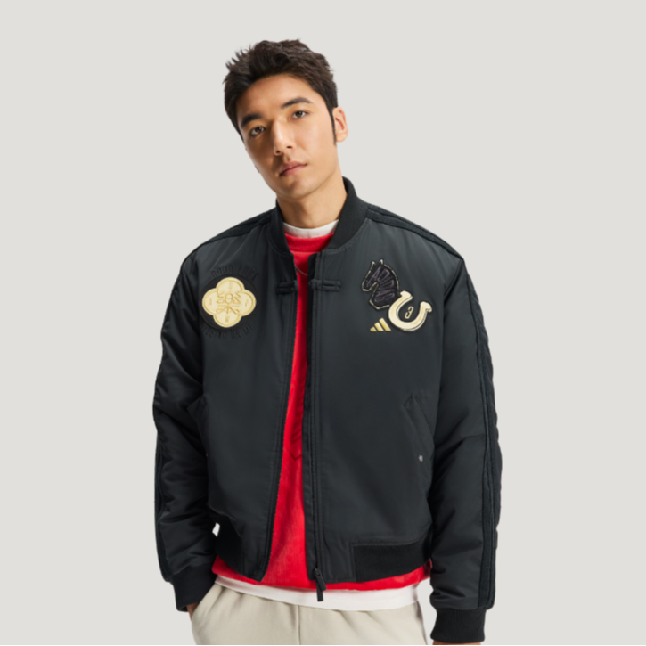 Adidas PADDED BOMBER 新年款飞行员挺阔休闲夹克外套 KQ5093 Z