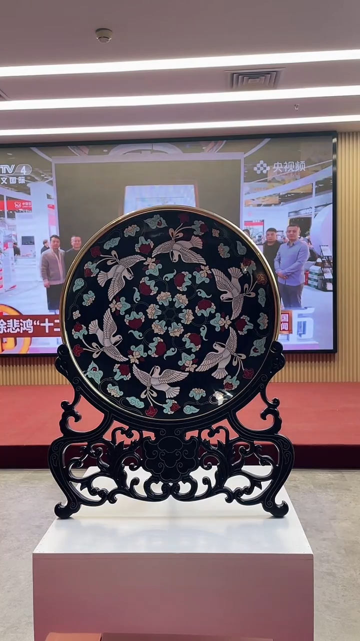 铜摆件铜雕景泰蓝和平鸽闪购01