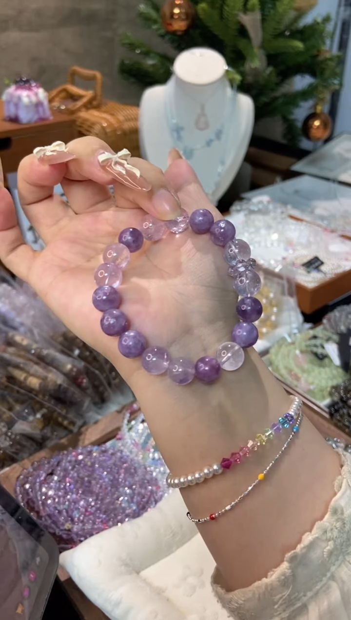 未镶嵌手串水晶孤品捡漏均匀瑕疵介意勿拍