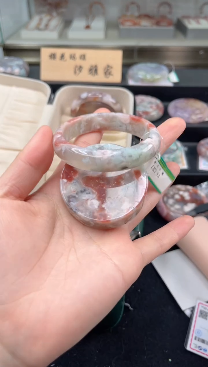 未镶嵌手镯石英质玉53圈口（赠品镯心）S88940