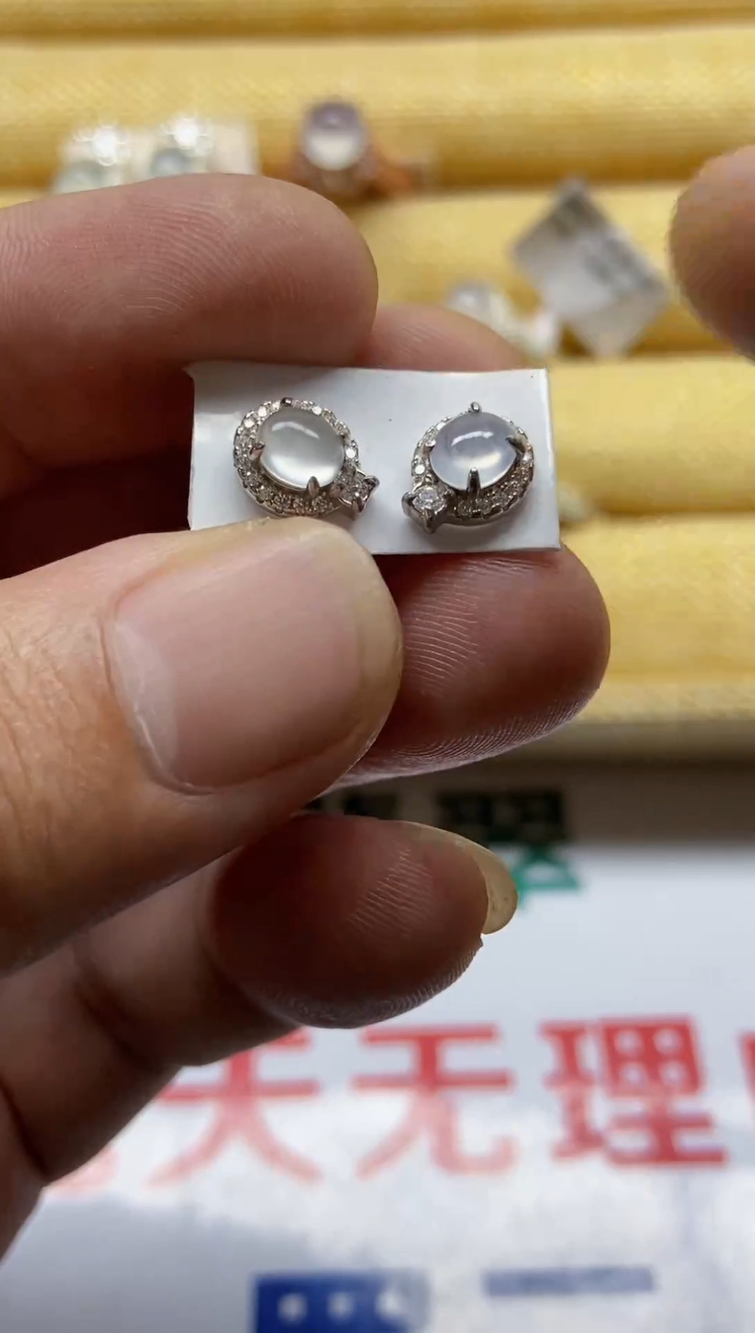 【闪购商品】翡翠戒指银S925镶嵌0000