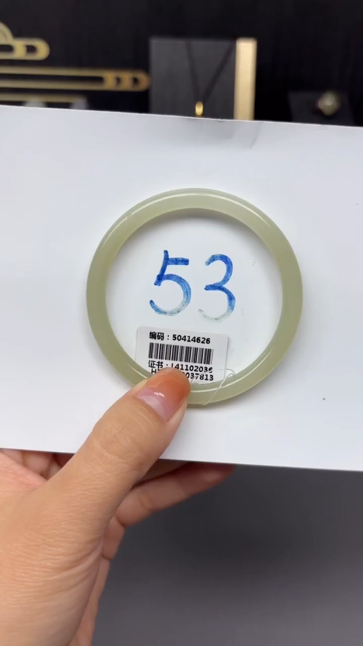 未镶嵌手镯和田玉4626